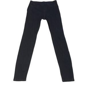 Hue Dark Wash Pull On Denim Skinny Jeans Size Small